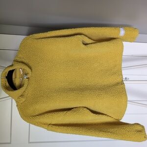 Levi's Aura Faux Shearling Sweatshirt Colour: warm olive